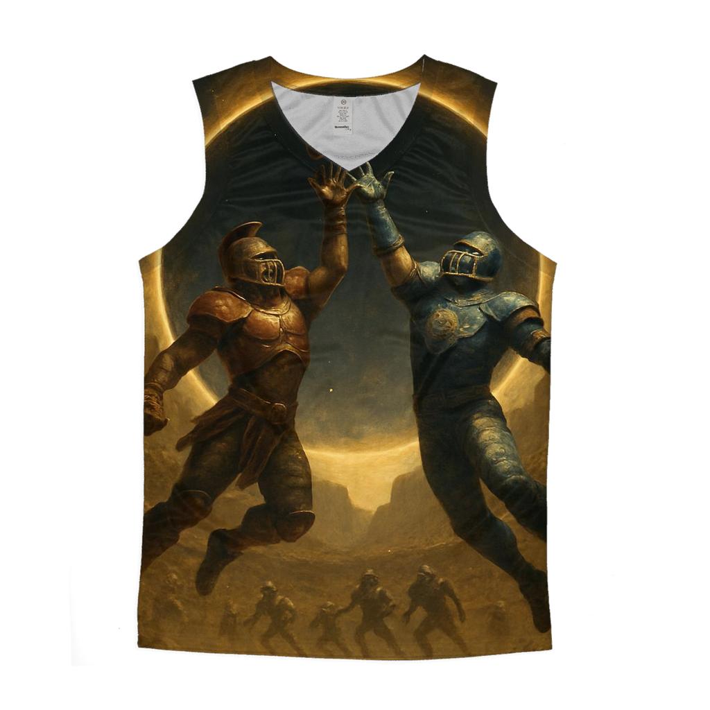 Solar Eclipse Field Clash Braves Versus Cubs custom tank tops