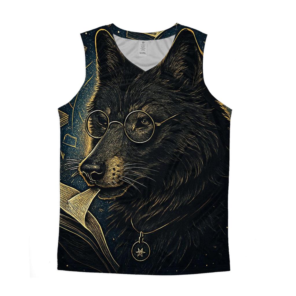 Obsidian Librarian Wolf Of The Star Archive personalized athletic tanks