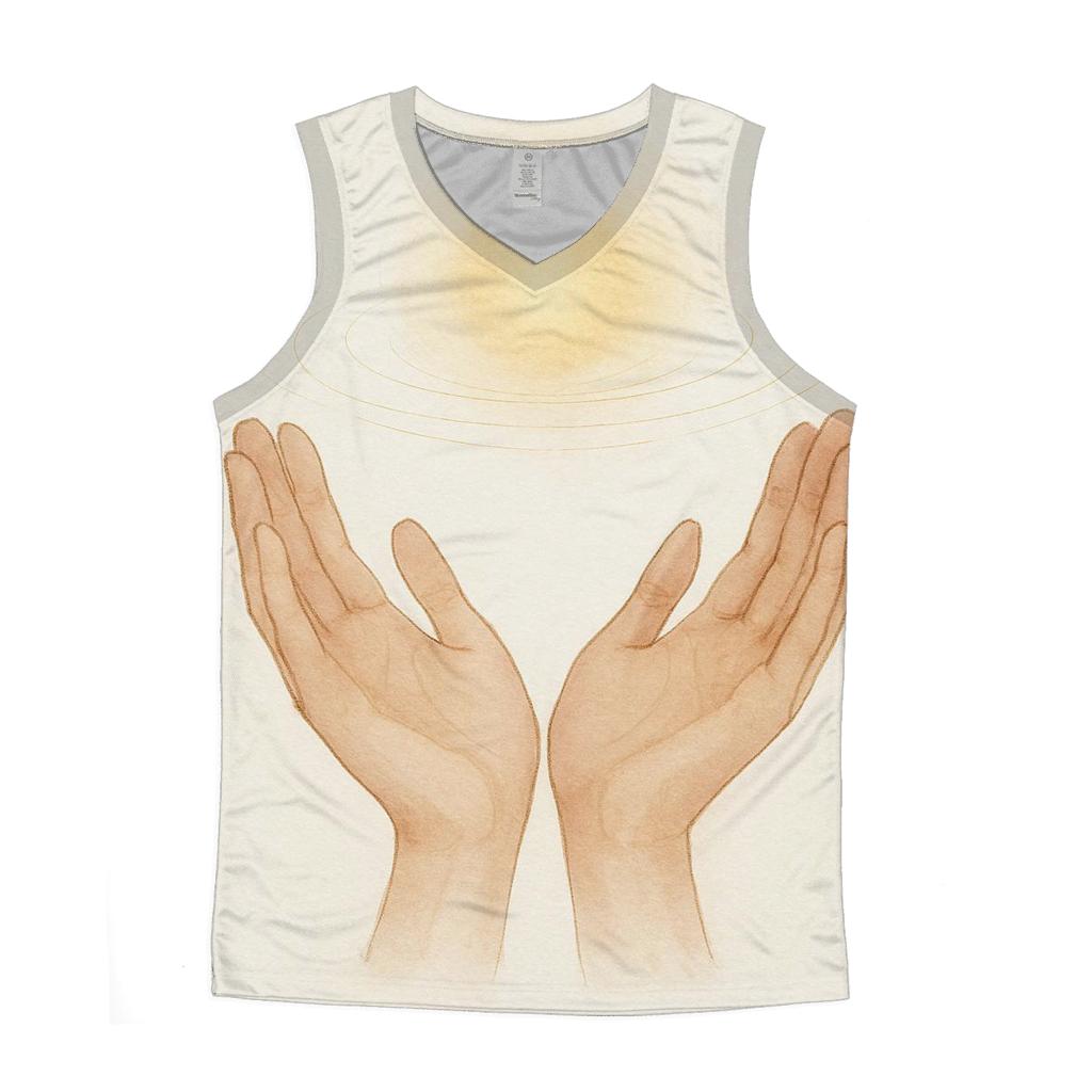 Hands Of Quiet Light graphic print tank tops