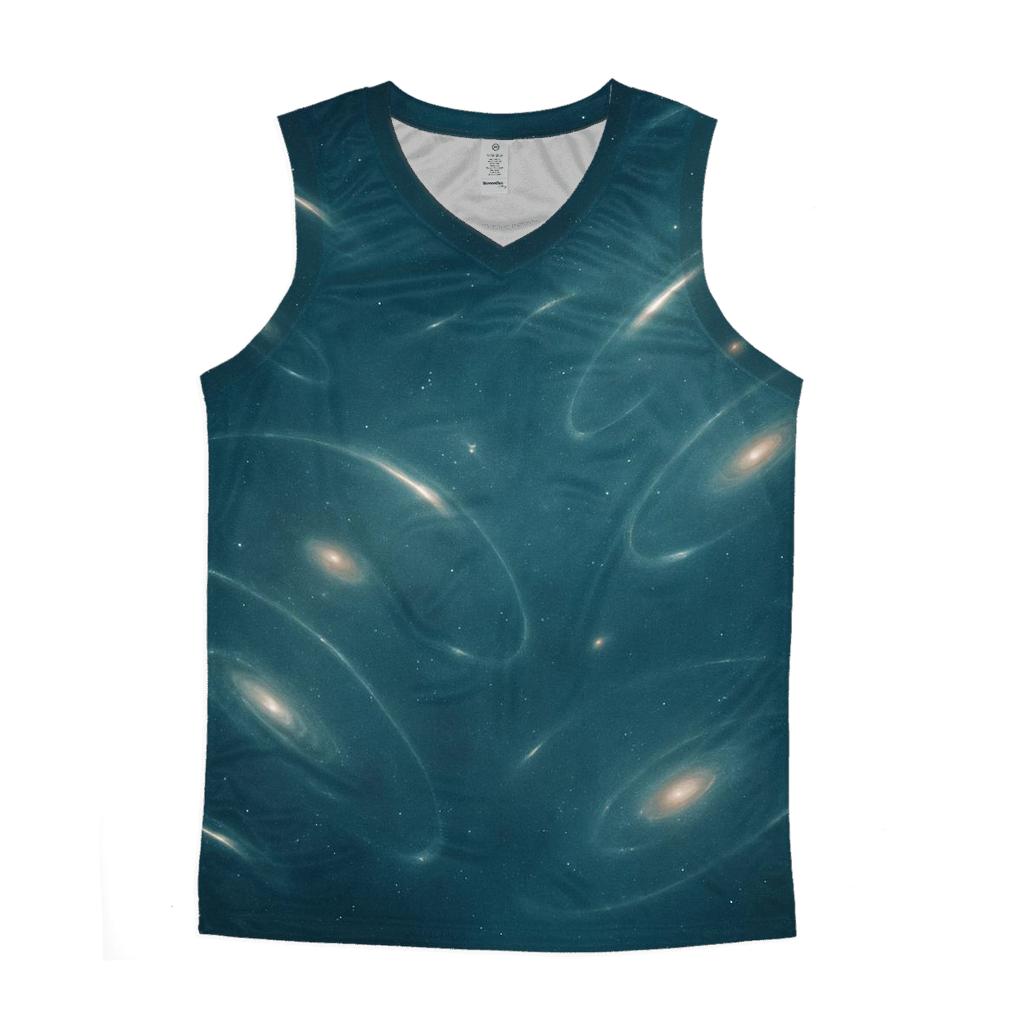 Gravitational Lens Arc Orchard cotton sleeveless tops