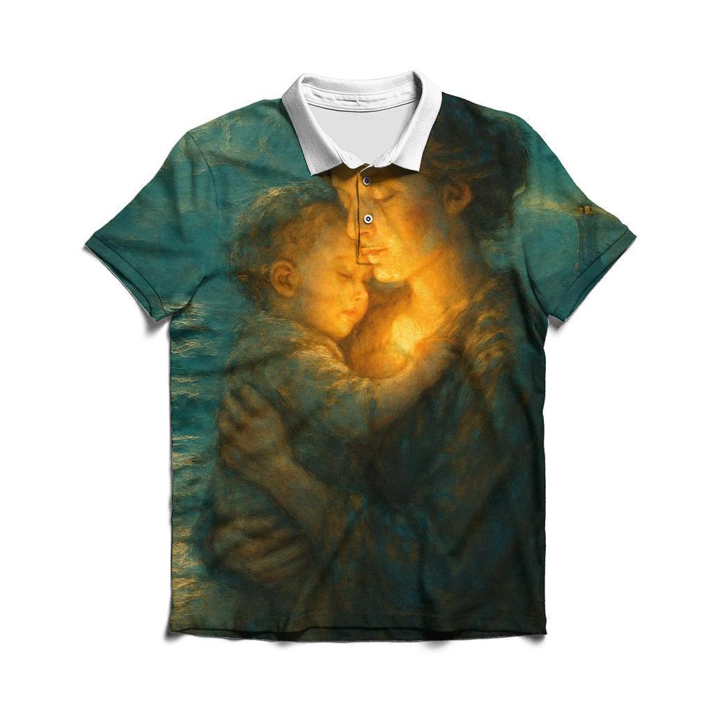 The Lighthouse Within Her Voice casual sports polo shirts