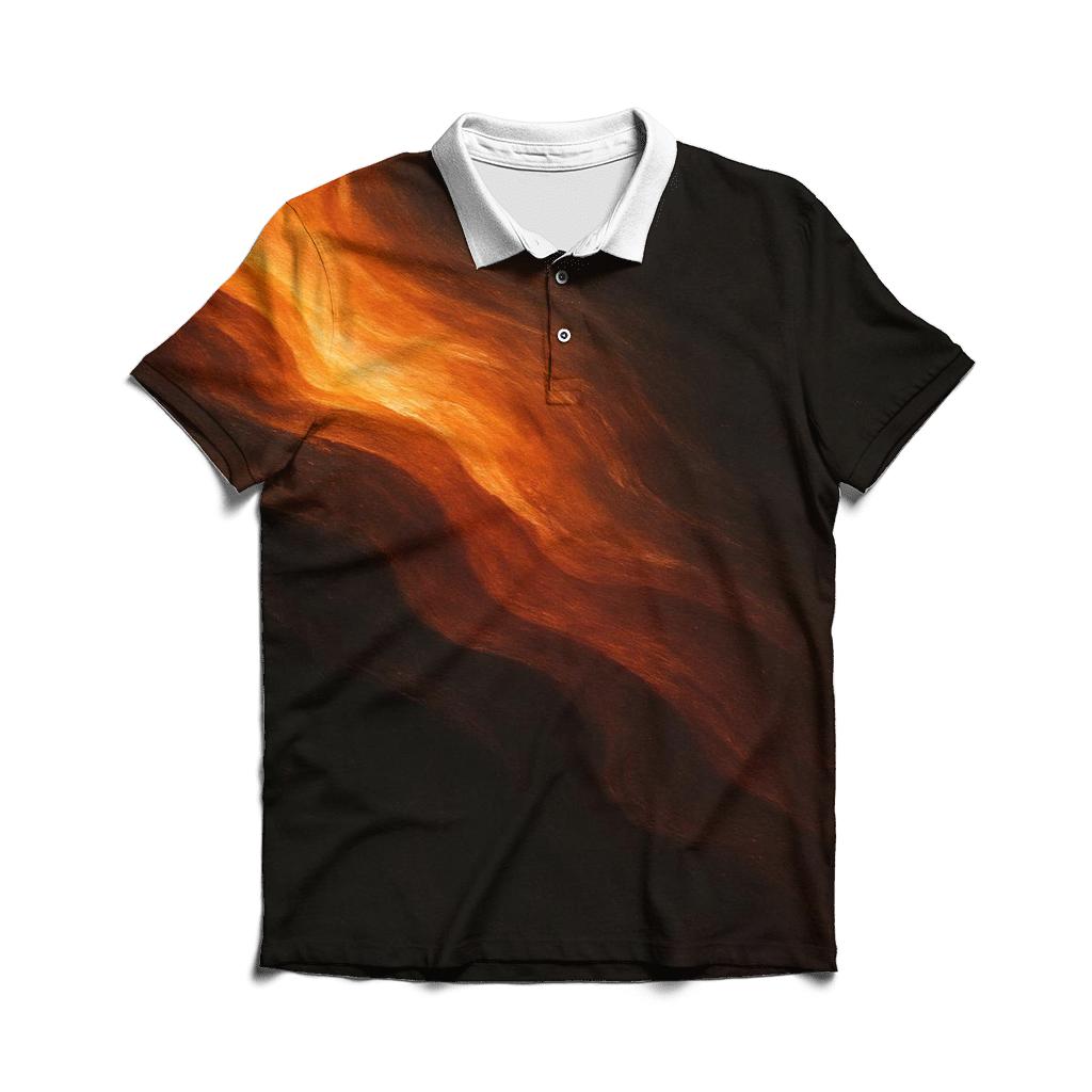 Molten Copper River Fade designer slim fit polos