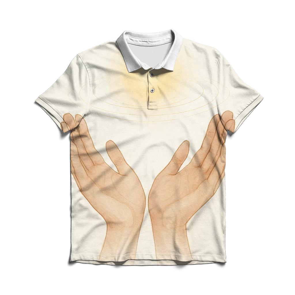 Hands Of Quiet Light custom polo shirts