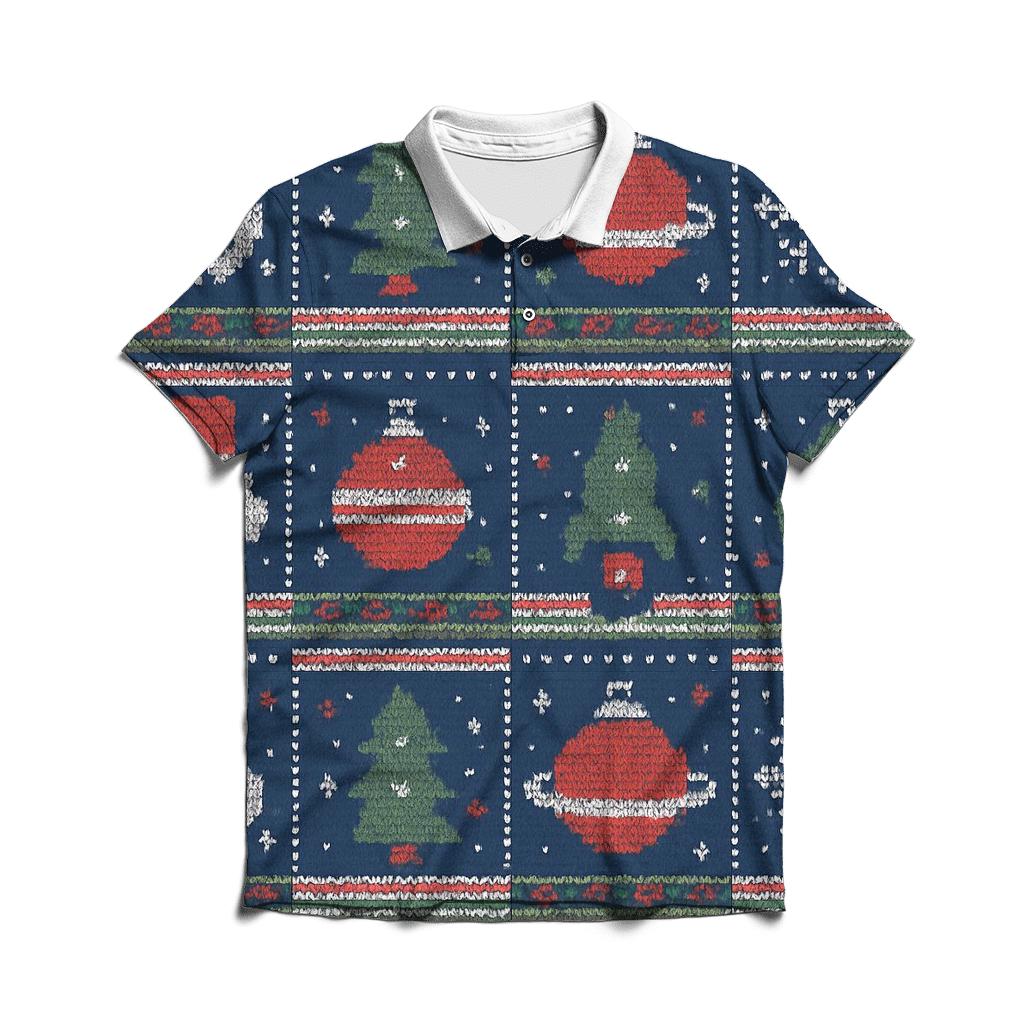 Nutcracker Moon Base Patchwork Design designer slim fit polos