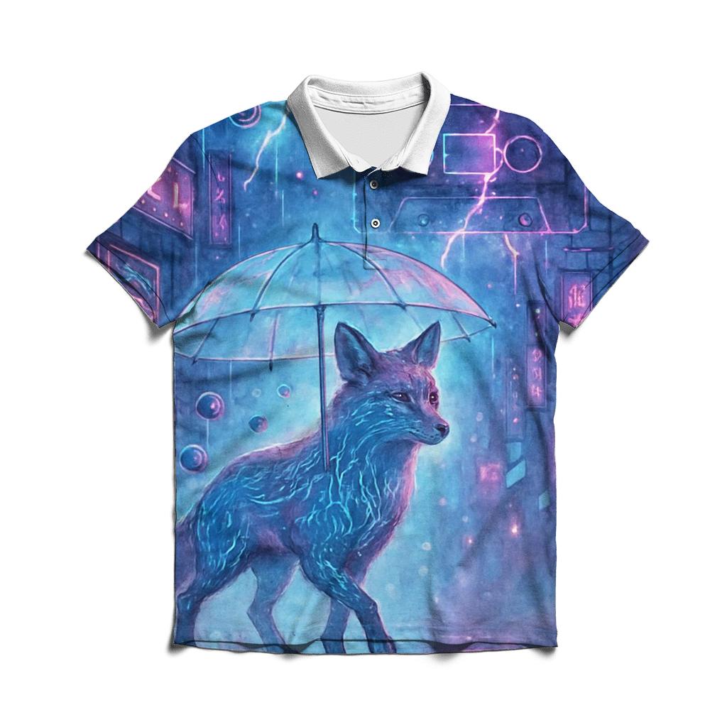 Umbrella Of Starlit Static premium cotton polo shirts