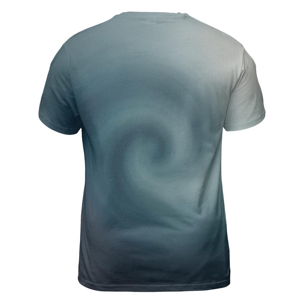 Cobalt Fog Spiral Gradient personalized full print shirts