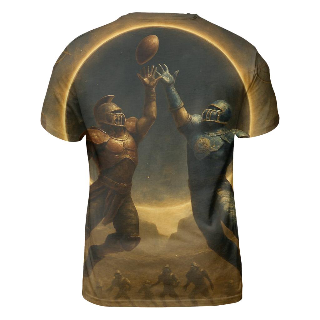 Solar Eclipse Field Clash Braves Versus Cubs statement graphic shirts