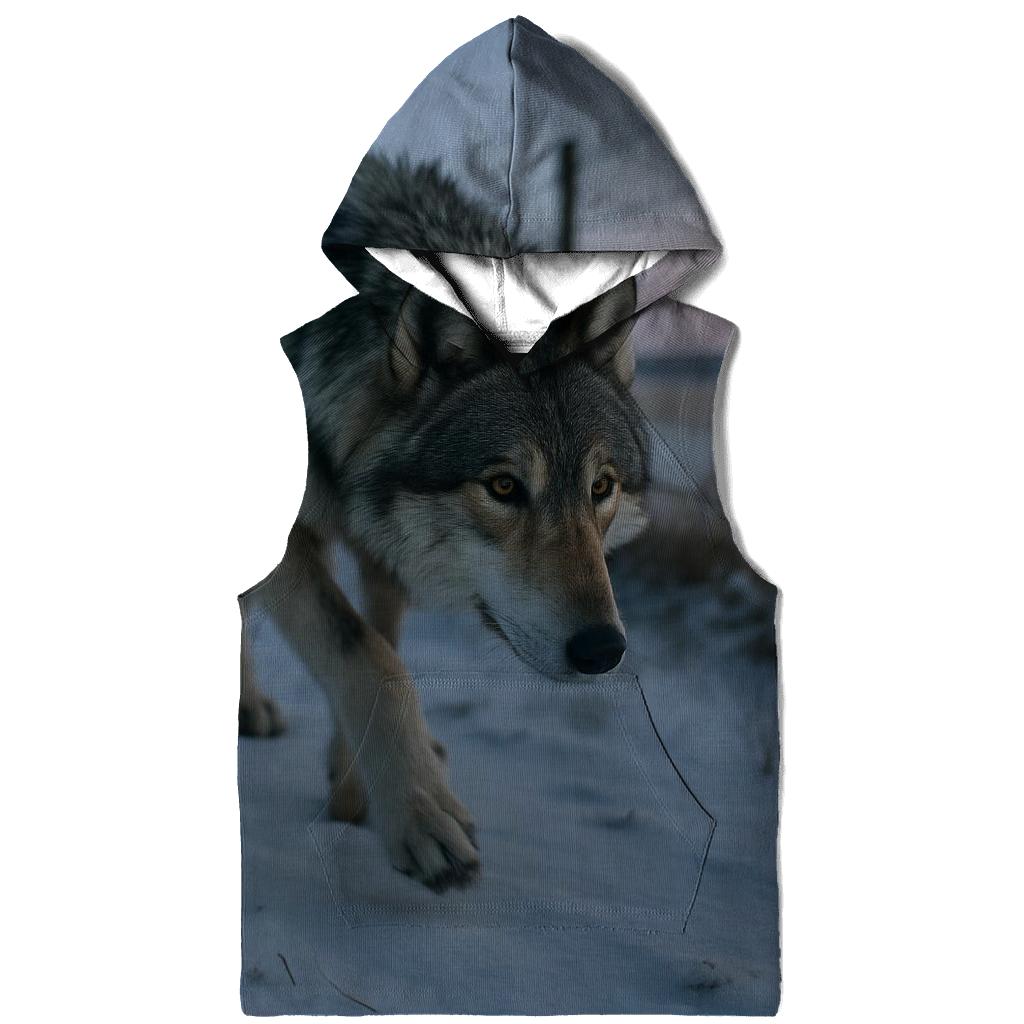 Wolf Under The Rewilding Fence Line custom hoodies