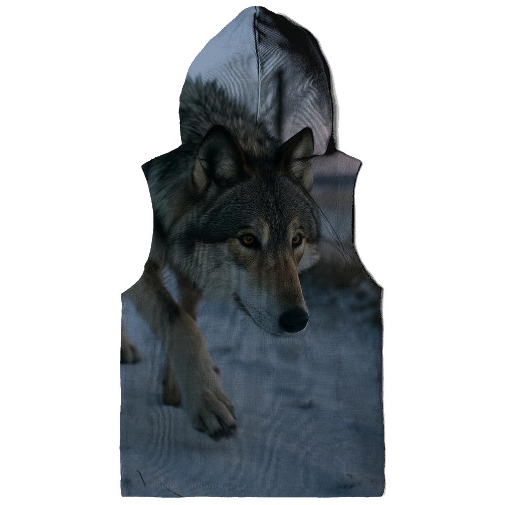 Wolf Under The Rewilding Fence Line custom hoodies