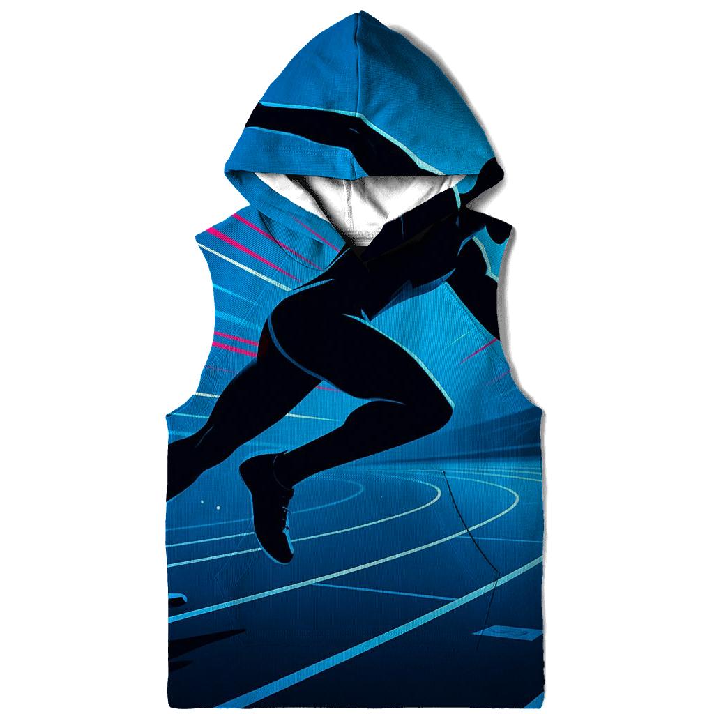 Neon Velocity Track Sprint designer hoodies