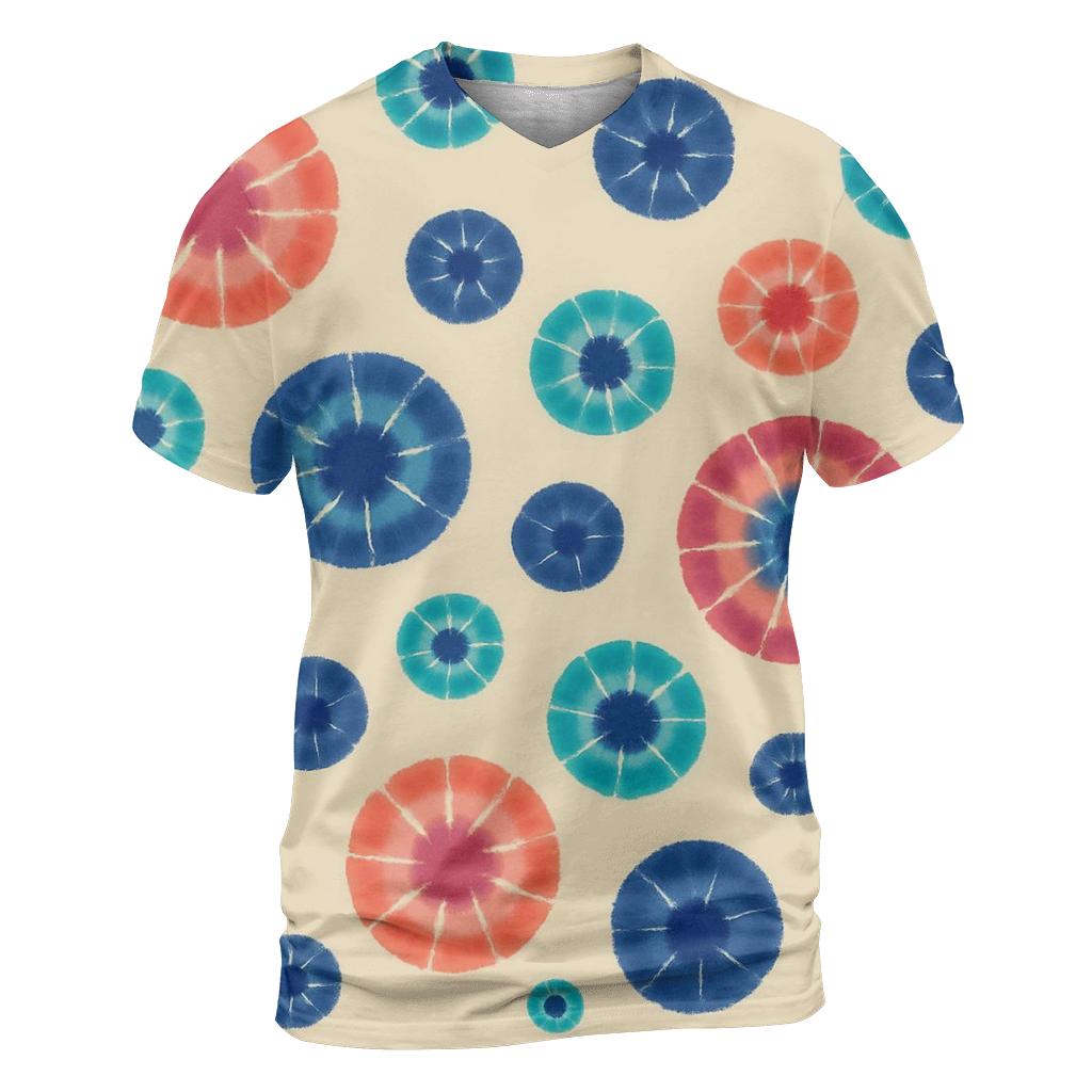 Kumo Rosette Constellation Scatter artistic all-over print tops