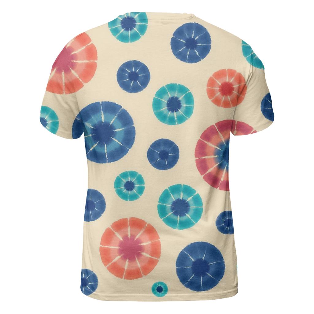 Kumo Rosette Constellation Scatter artistic all-over print tops