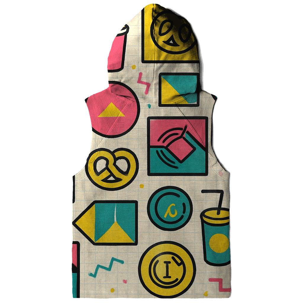 Mall Food Court Neon Tiles hoodies fashion