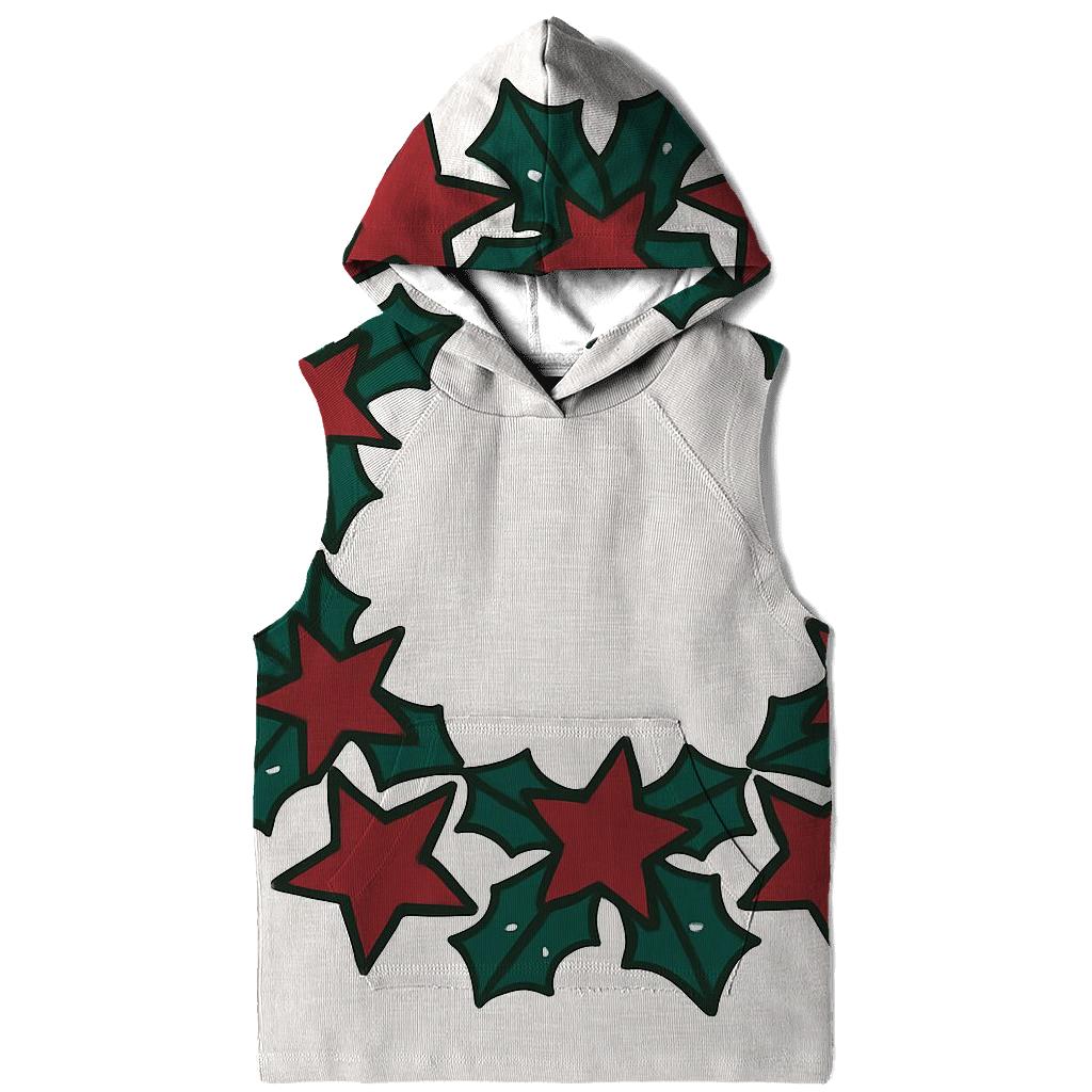 Holly Star Lattice Wreath designer hoodies