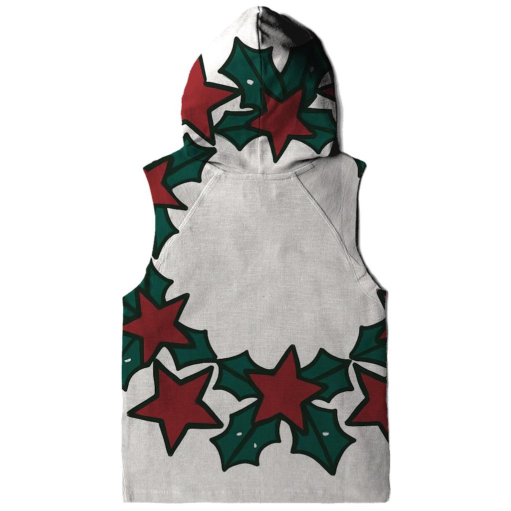 Holly Star Lattice Wreath designer hoodies