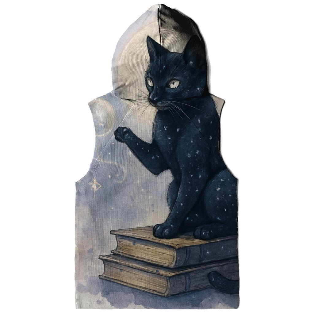 Midnight Library Familiar Cat zip-up hoodies