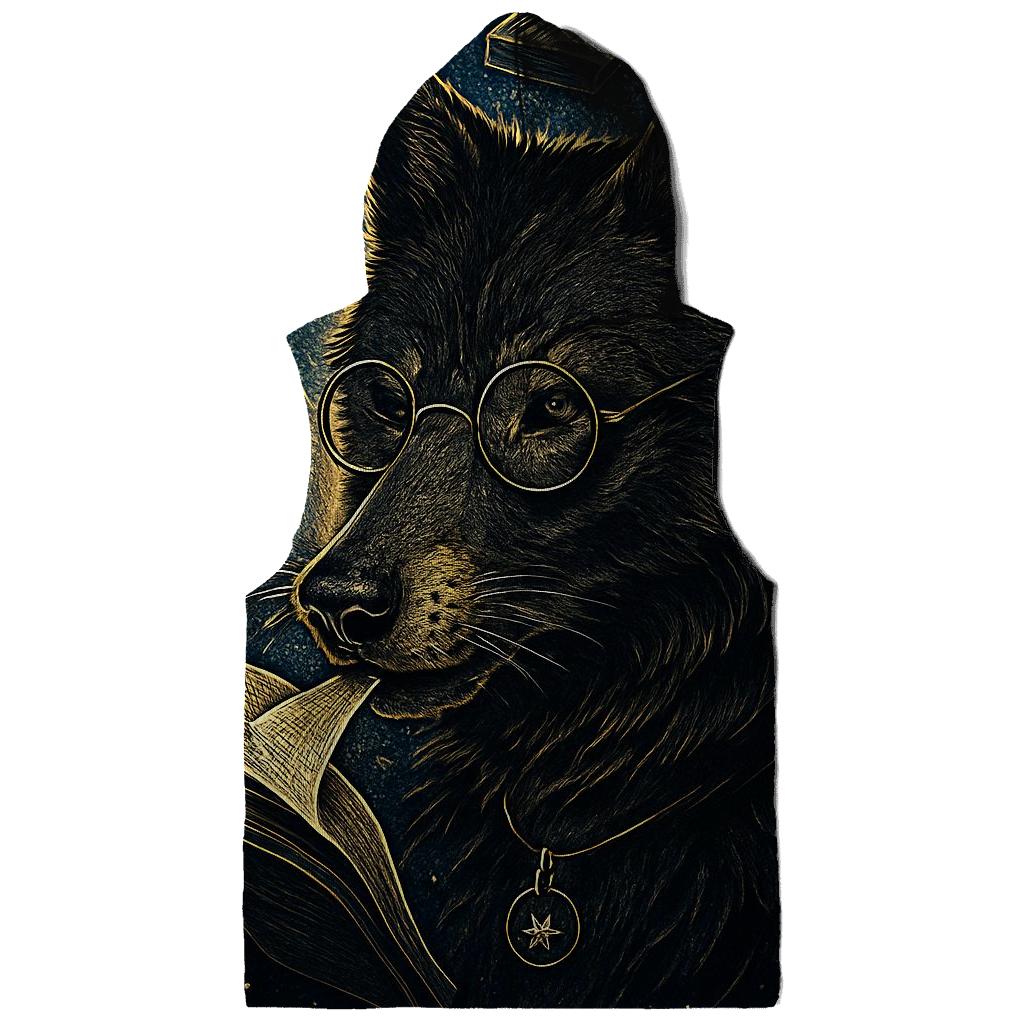 Obsidian Librarian Wolf Of The Star Archive graphic hoodies