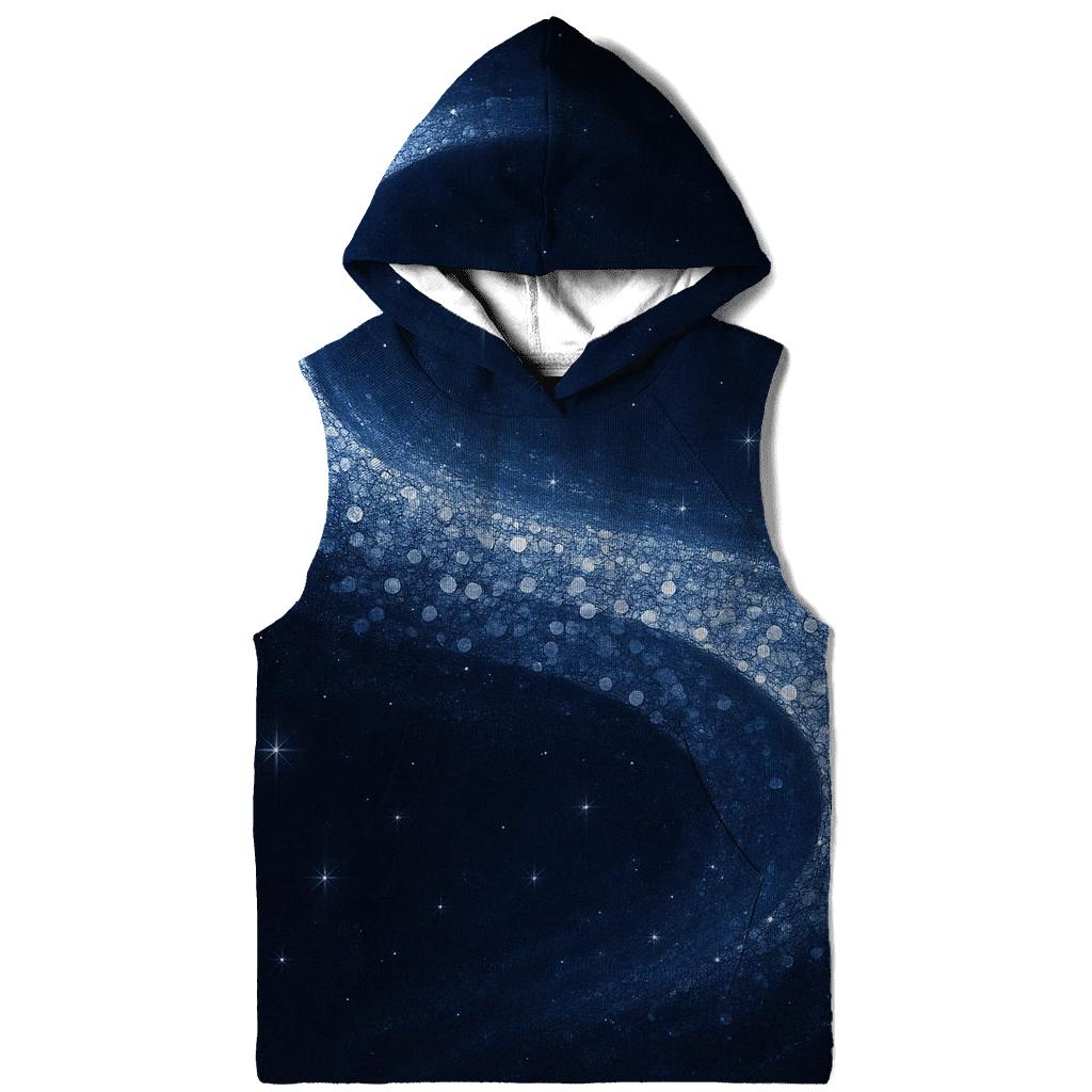 Midnight Sequin Nebula Wave hoodies fashion