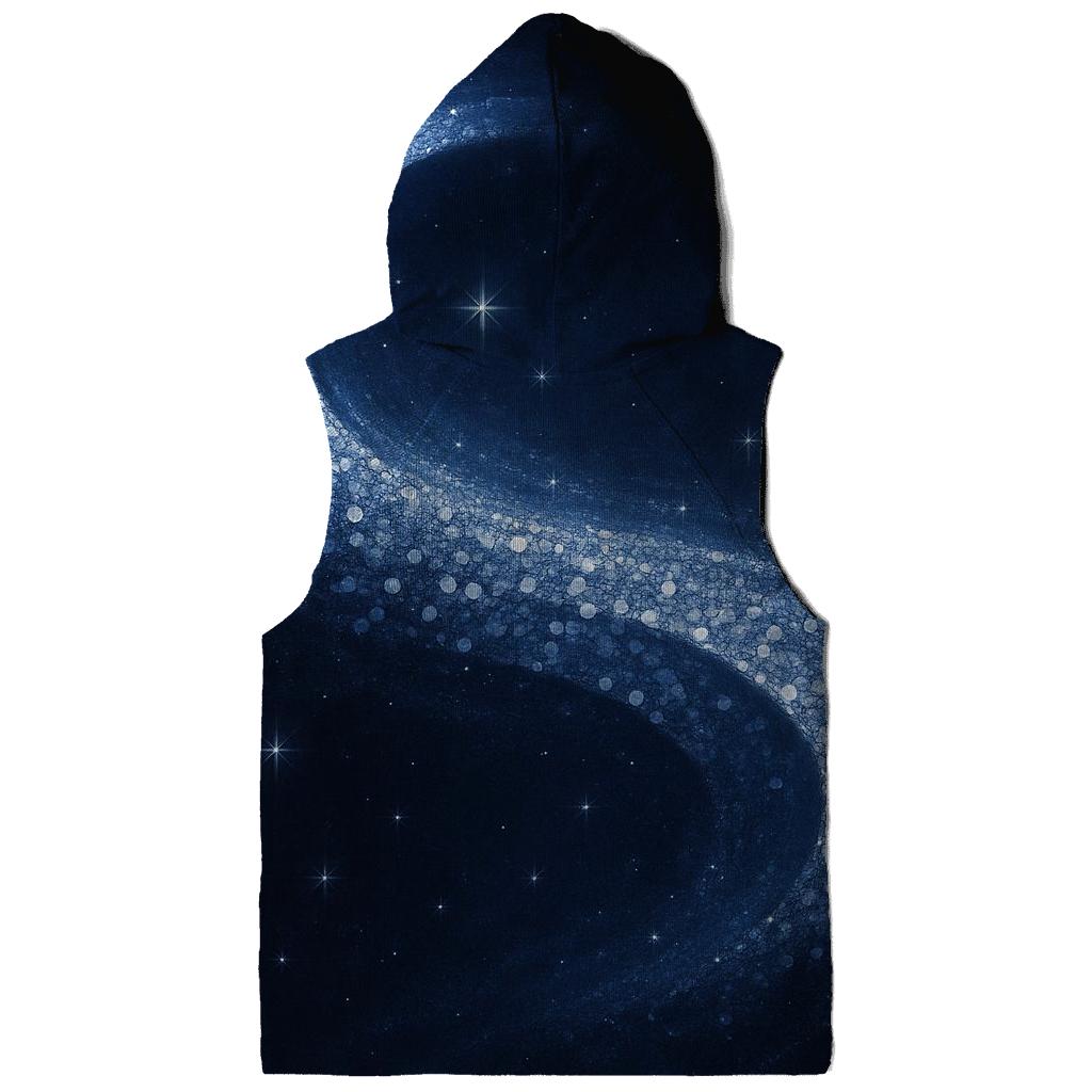 Midnight Sequin Nebula Wave hoodies fashion