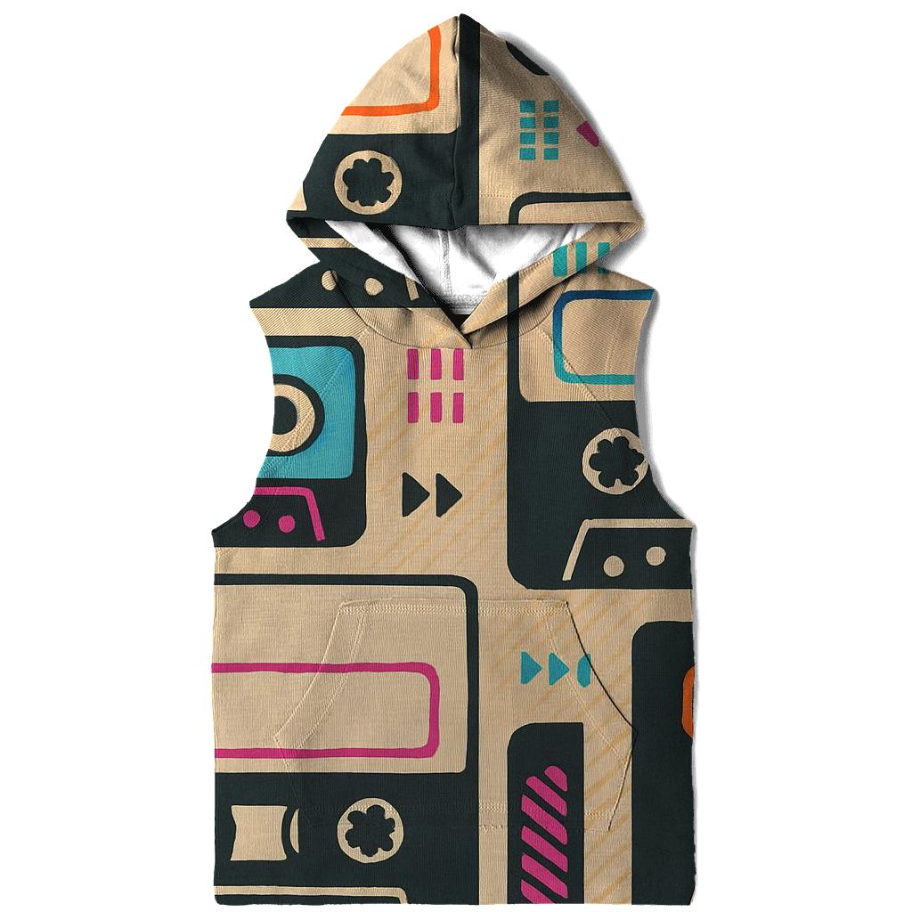 Cassette Mixtape Label Blocks designer hoodies