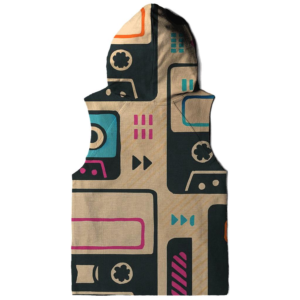 Cassette Mixtape Label Blocks designer hoodies