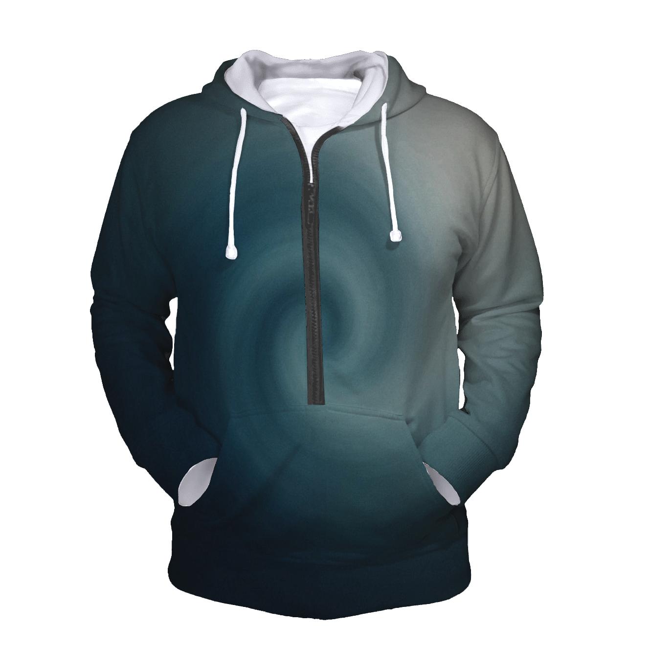 Cobalt Fog Spiral Gradient hoodie styles