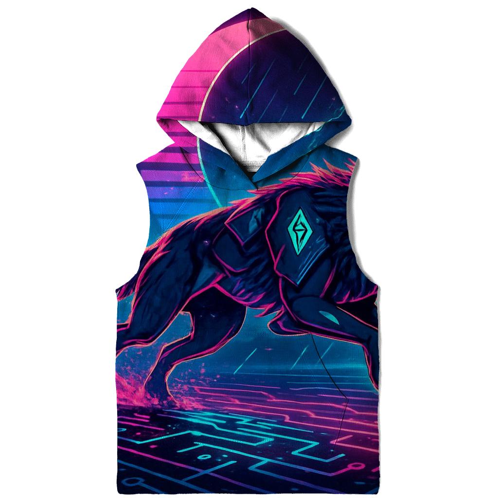 Neon Rain Driftwolf On The Circuit Tundra heavyweight hoodies