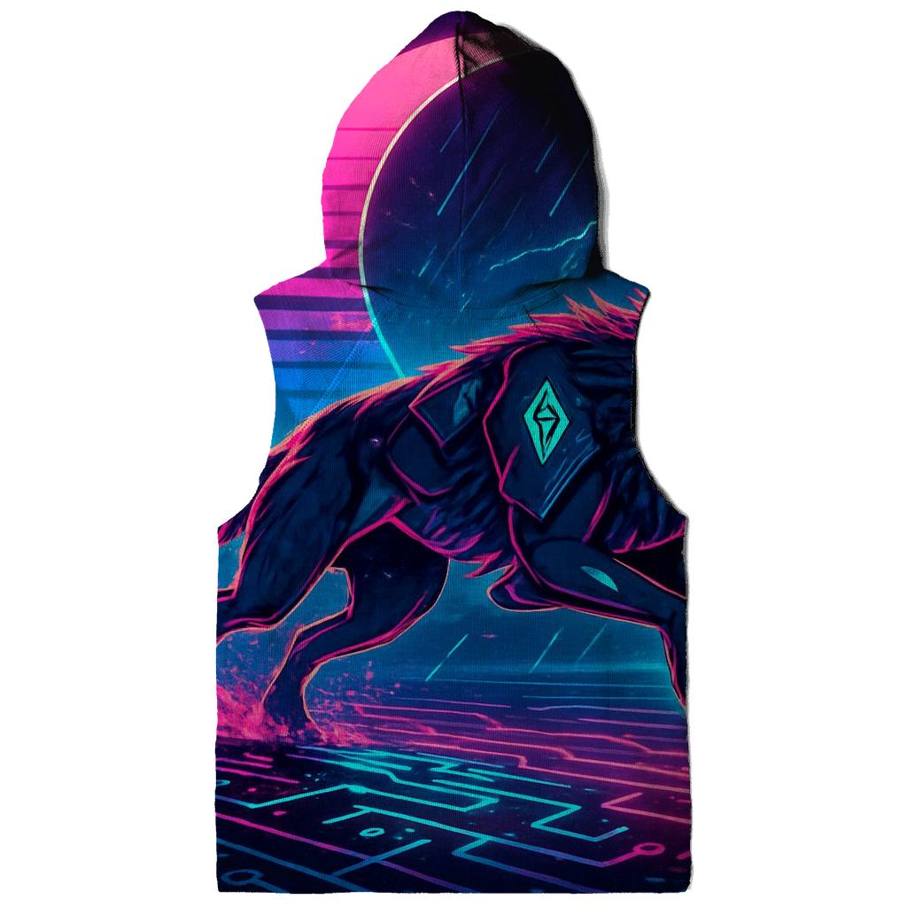 Neon Rain Driftwolf On The Circuit Tundra heavyweight hoodies