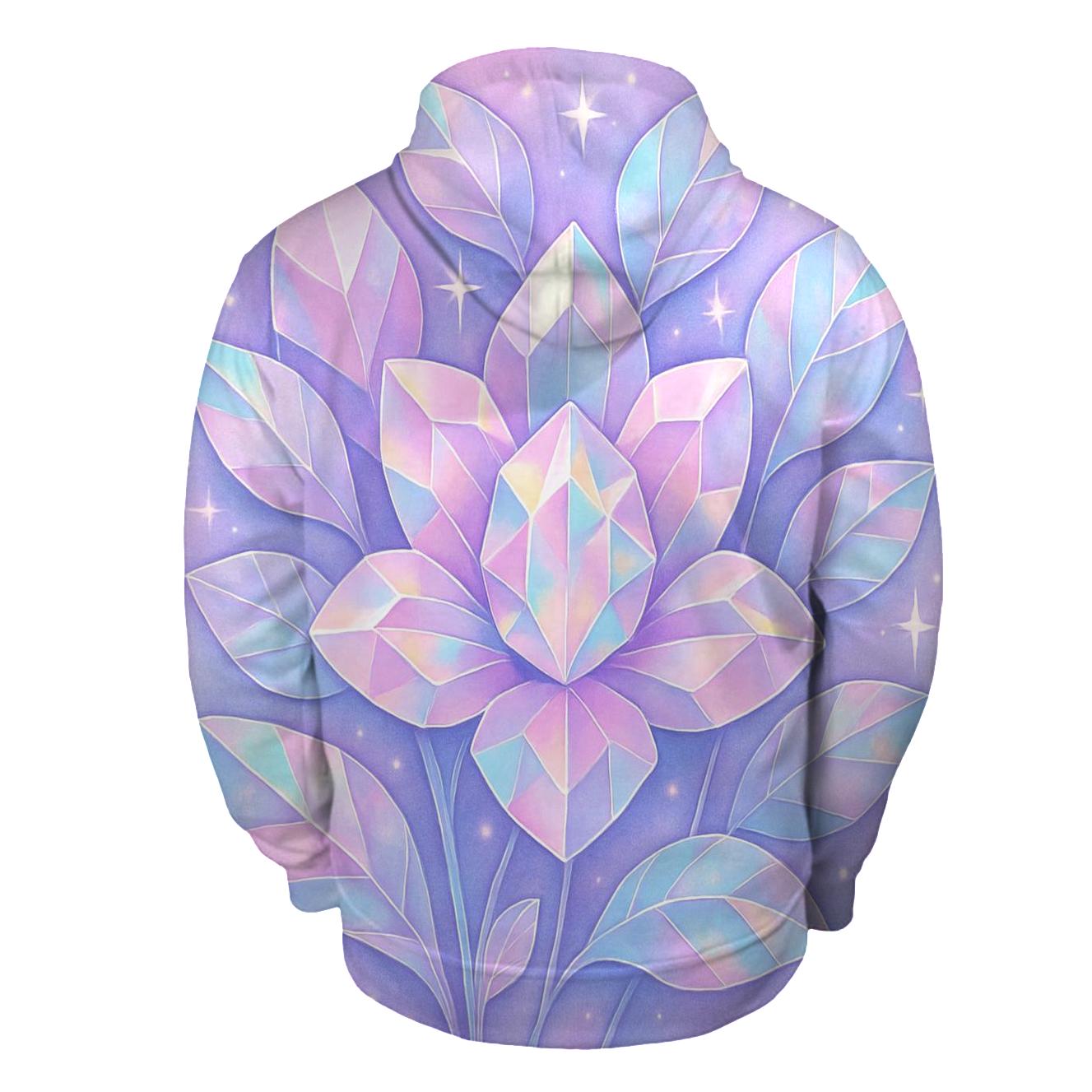 Holographic Prism Garden heavyweight hoodies