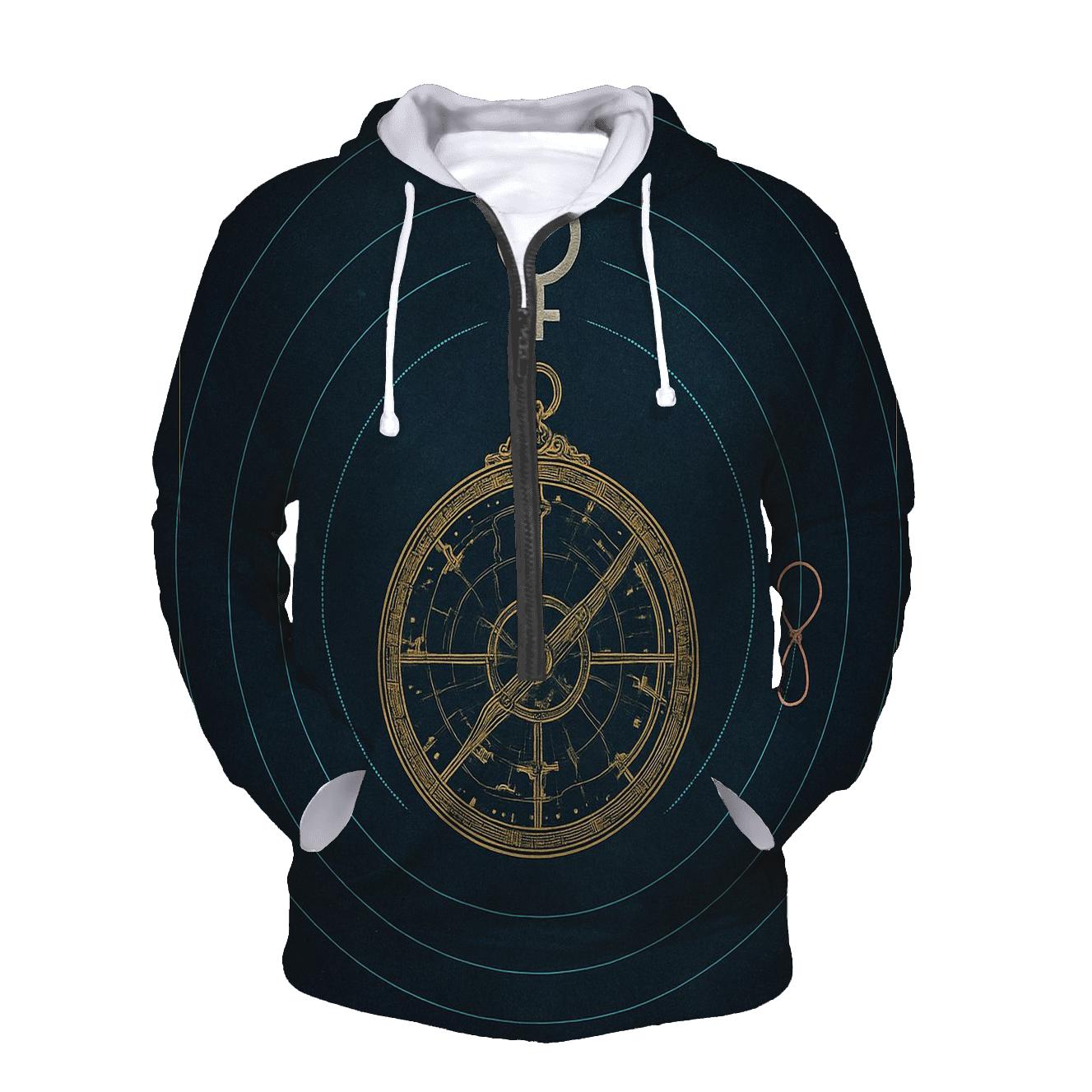 Retrograde Mercury Astrolabe Blueprint hoodie trends