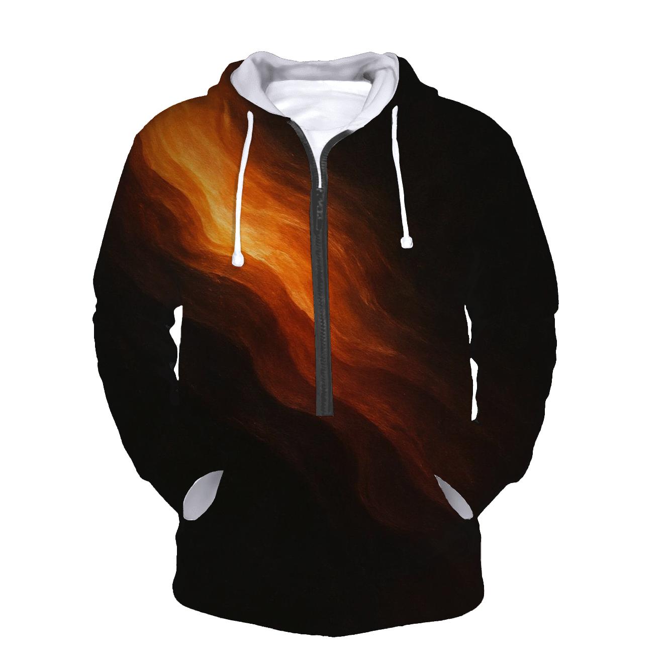 Molten Copper River Fade printed hoodies