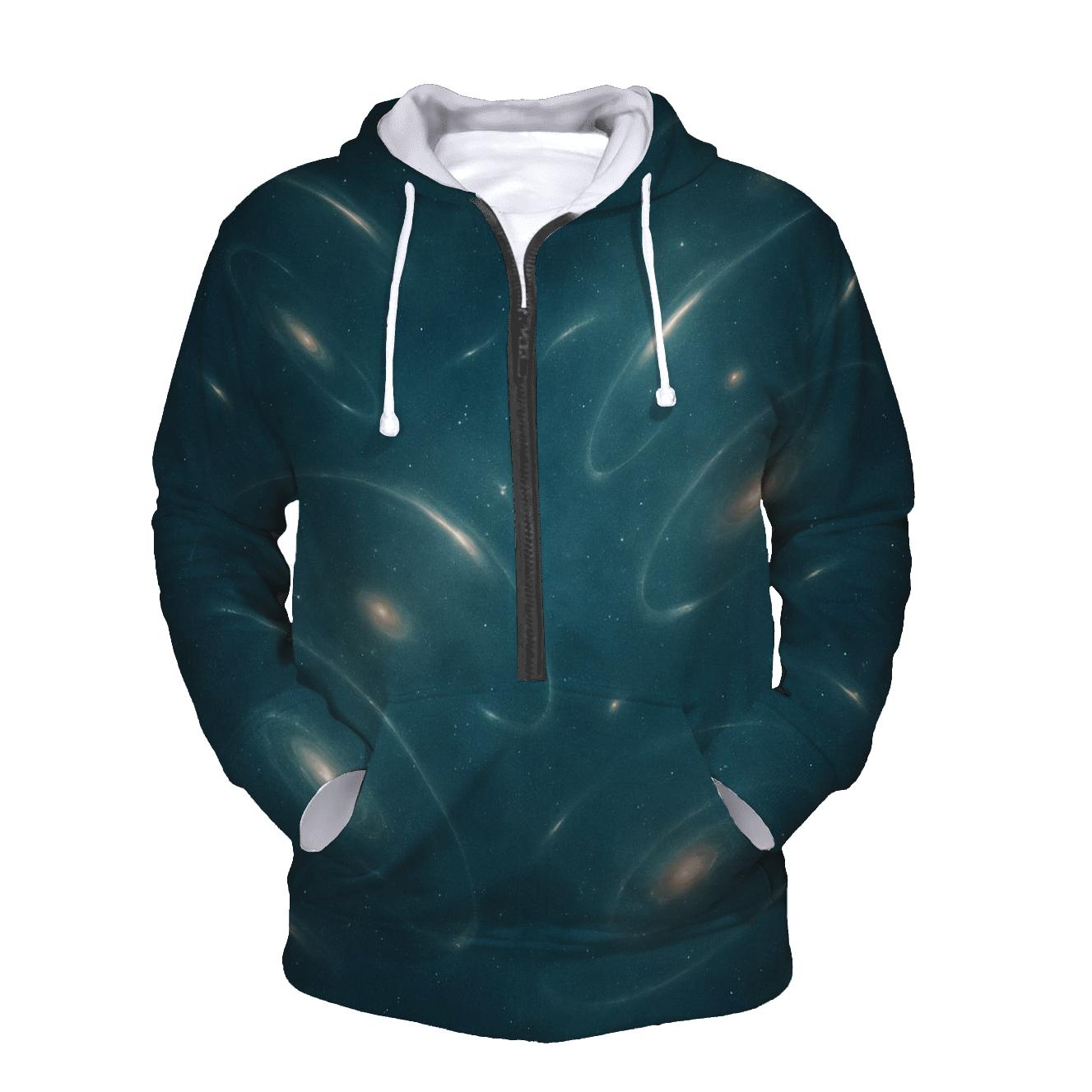 Gravitational Lens Arc Orchard pullover hoodies