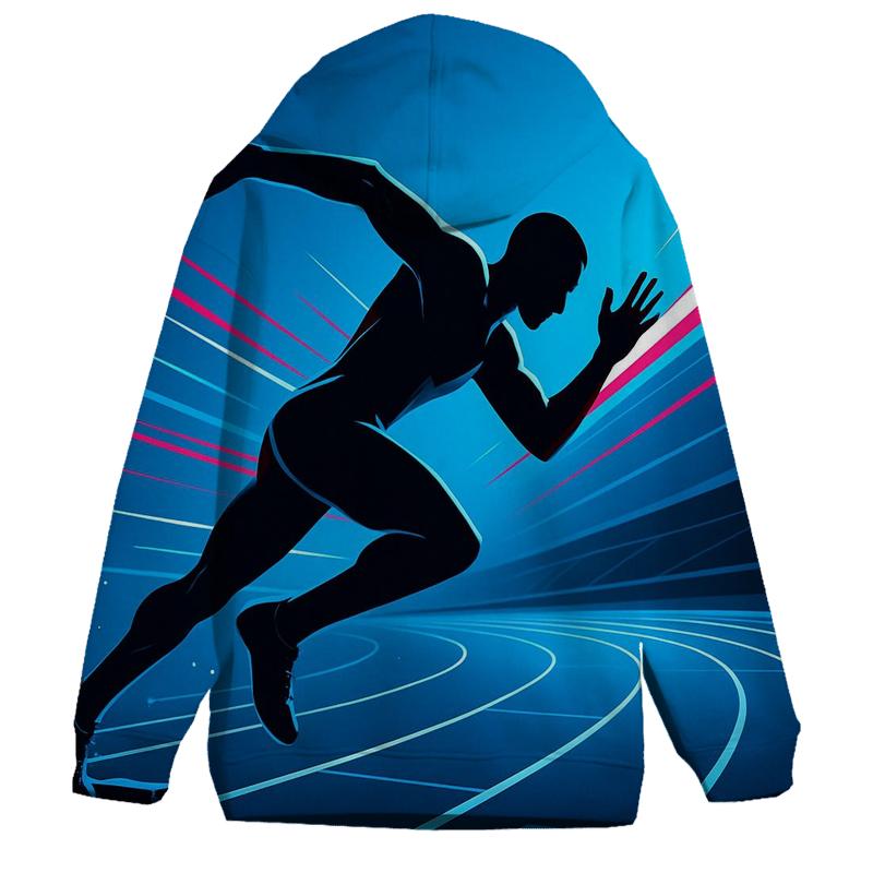 Neon Velocity Track Sprint designer hoodies