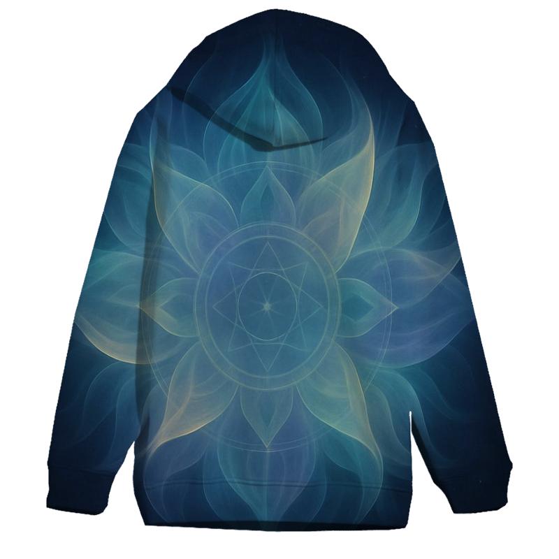 Aurora Breath Mandala printed hoodies
