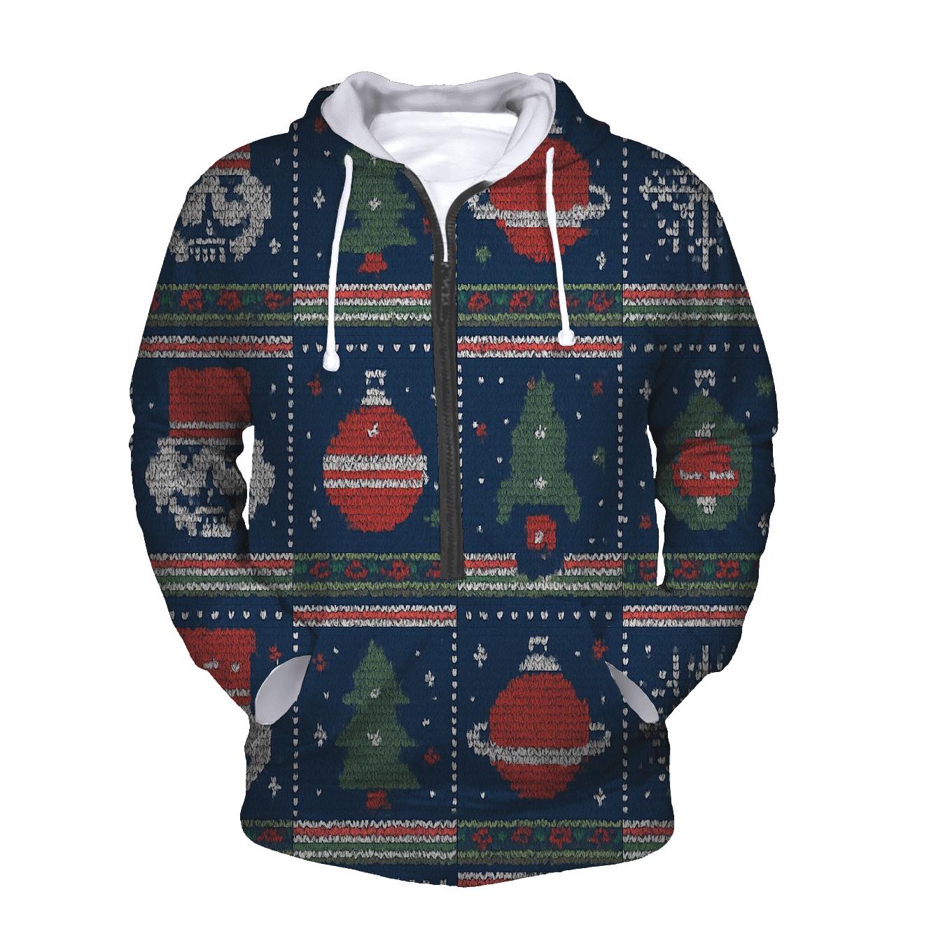 Nutcracker Moon Base Patchwork Design premium hoodies