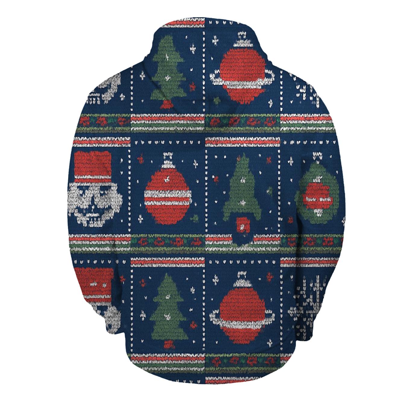 Nutcracker Moon Base Patchwork Design premium hoodies