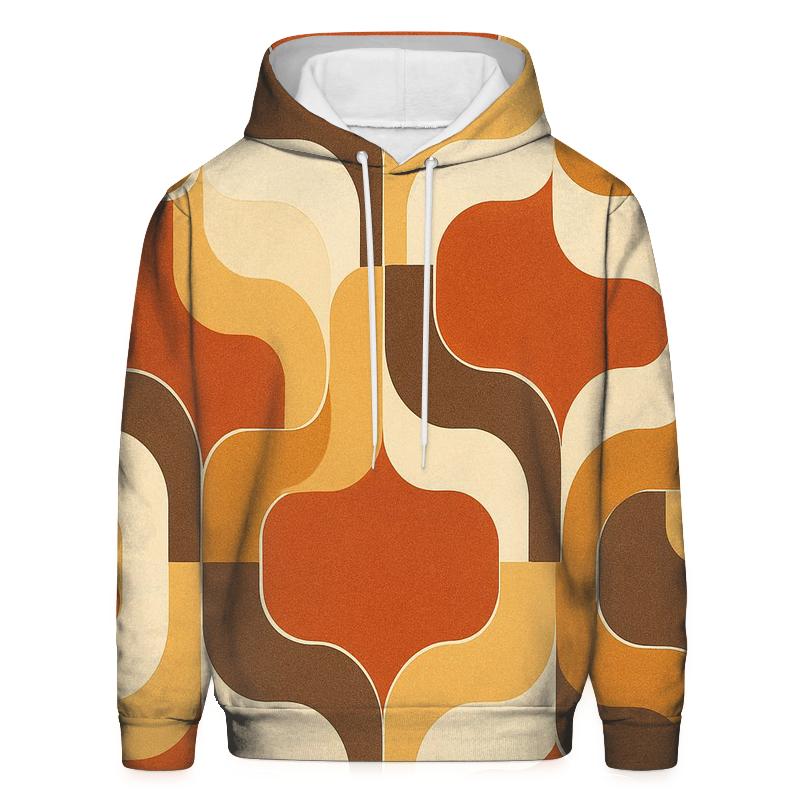 Groovy Terracotta Tilewave hoodie trends