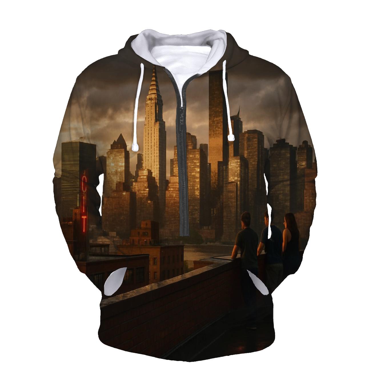 Summer Storm Clearing Over Midtown From Queensboro Rooftops hoodie trends