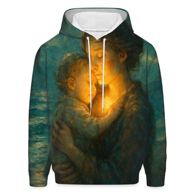 The Lighthouse Within Her Voice lightweight hoodies