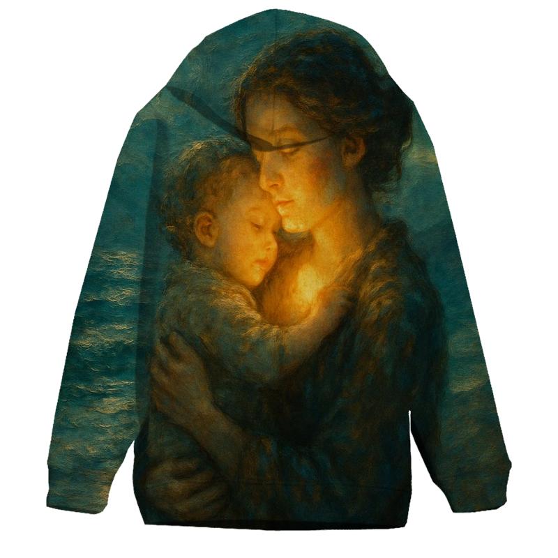 The Lighthouse Within Her Voice lightweight hoodies