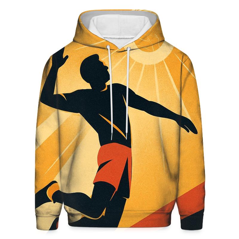 Solar Disc Volleyball Spike custom hoodies