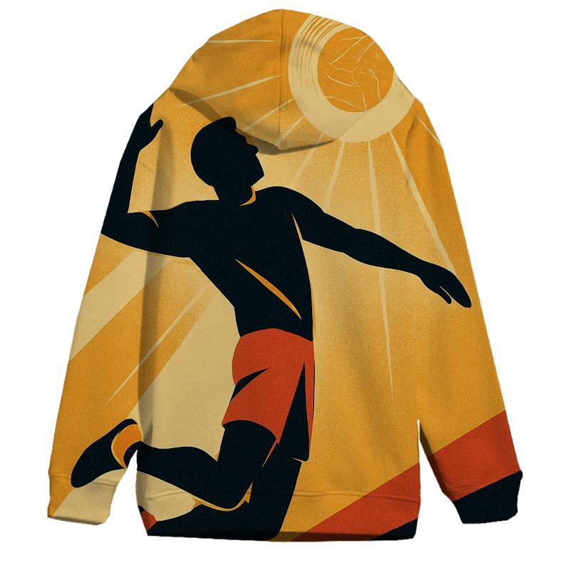 Solar Disc Volleyball Spike custom hoodies