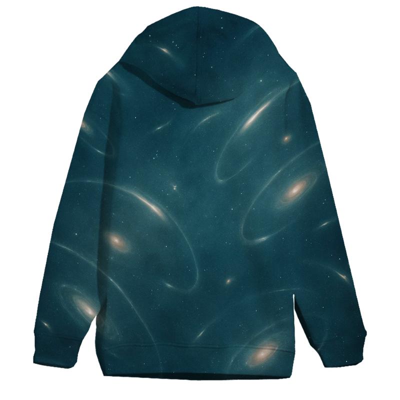 Gravitational Lens Arc Orchard printed hoodies