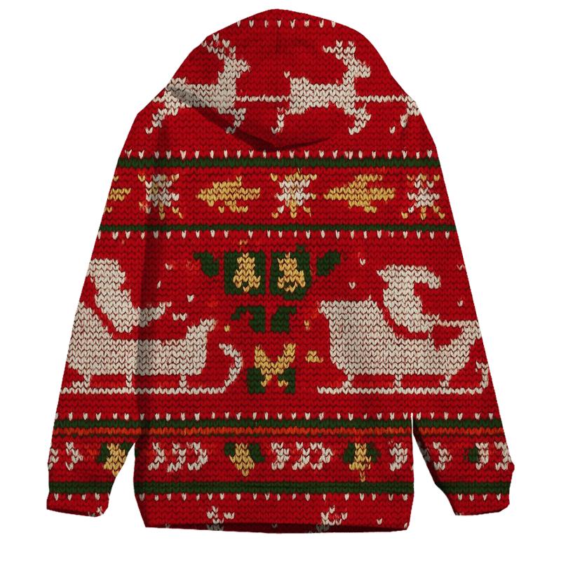 Santa Sleigh Meteor Shower Bands Design designer hoodies