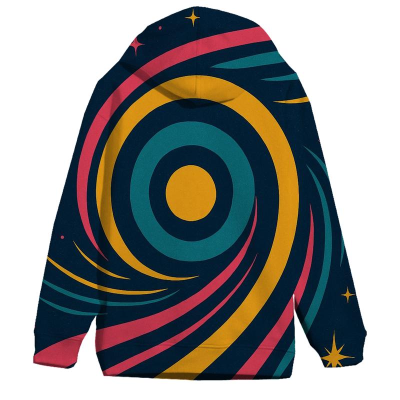 Cosmic Roller Rink Rings embroidered hoodies