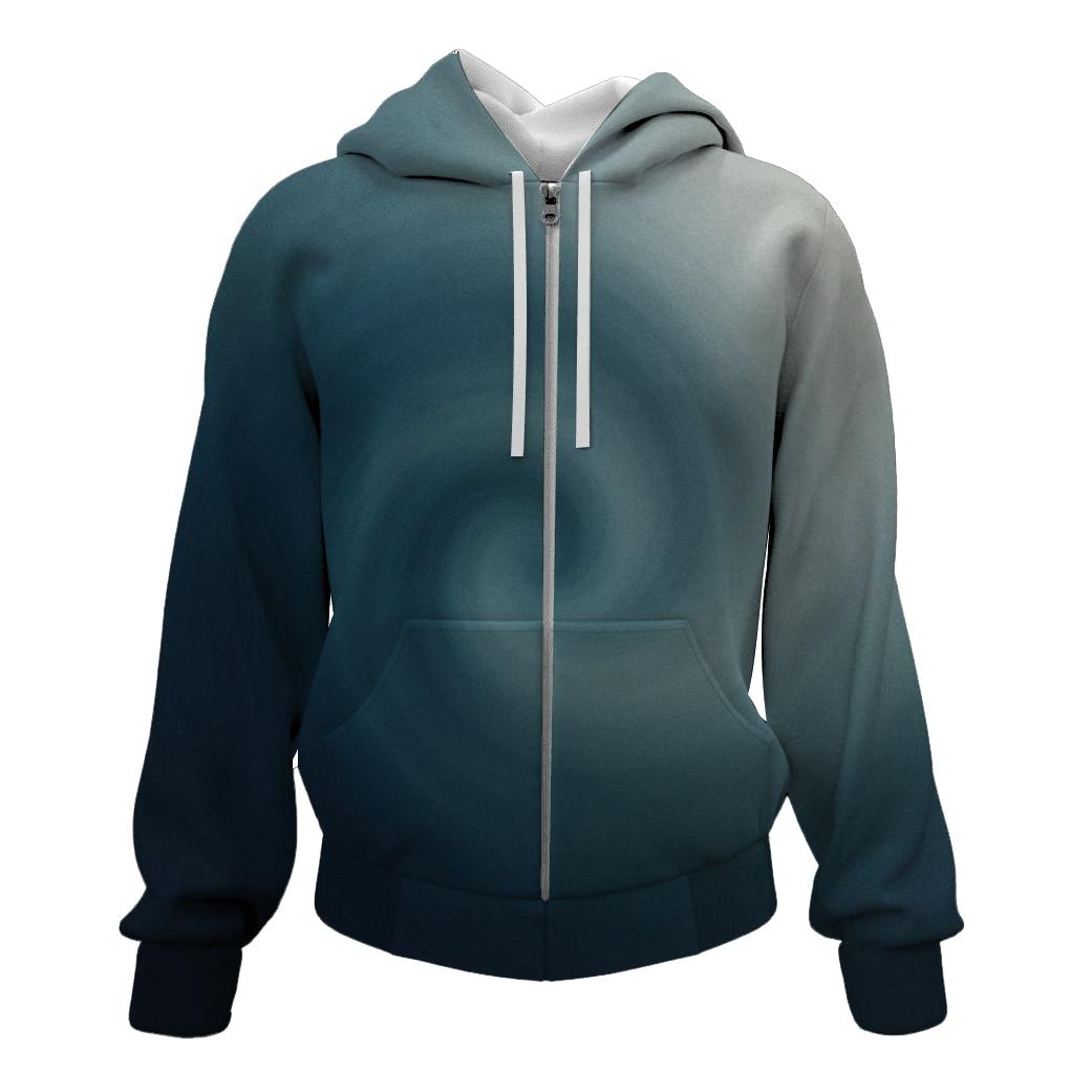 Cobalt Fog Spiral Gradient hoodie designs