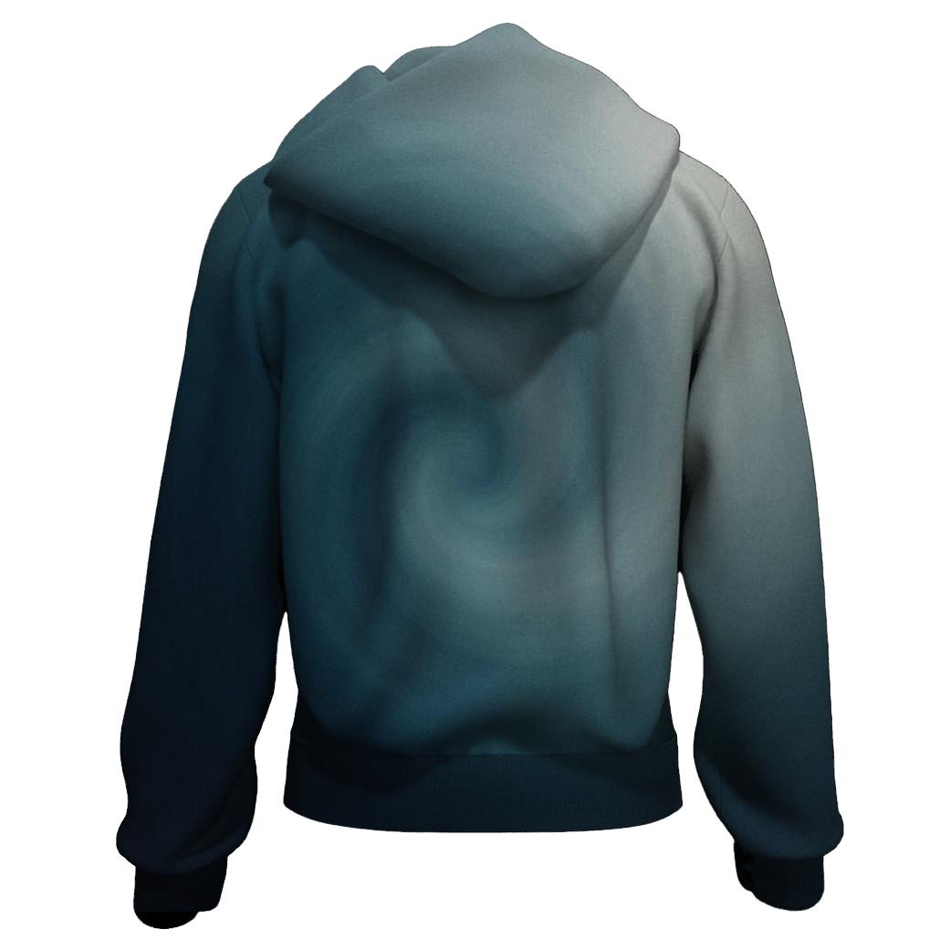 Cobalt Fog Spiral Gradient hoodie designs