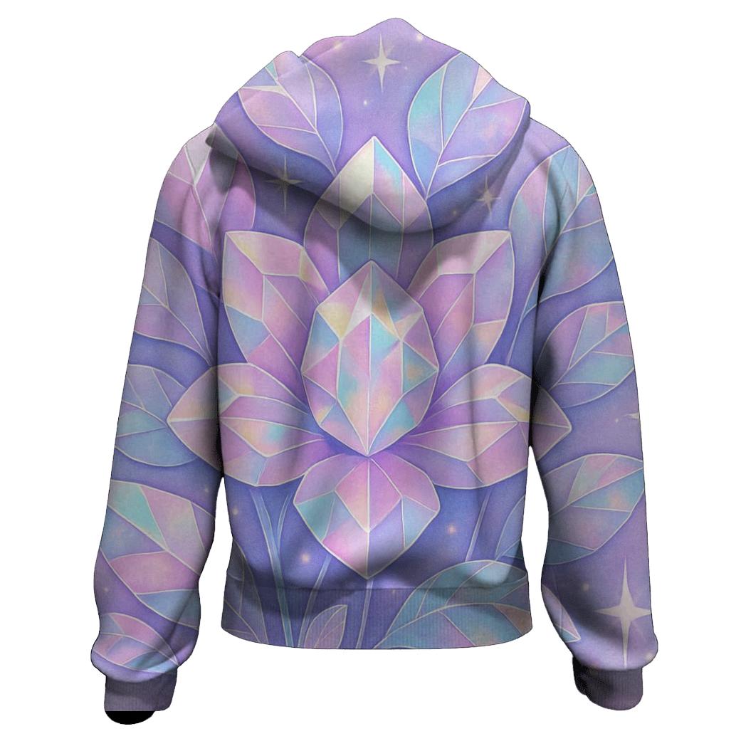 Holographic Prism Garden custom hoodies