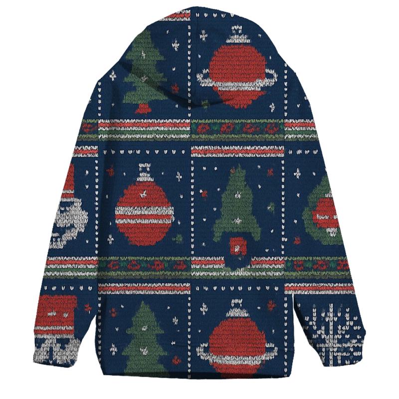 Nutcracker Moon Base Patchwork Design embroidered hoodies