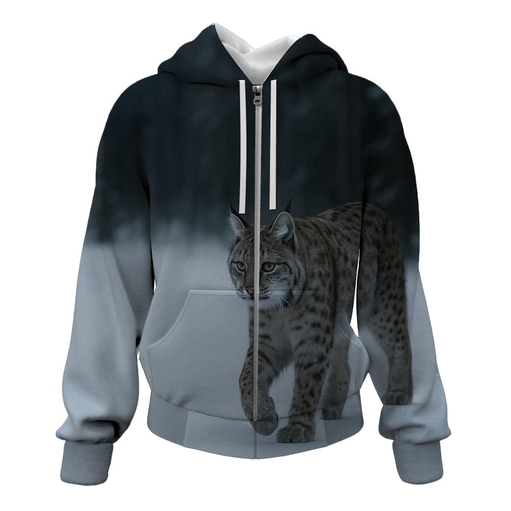 Frostline Forager Eurasian Lynx custom hoodies